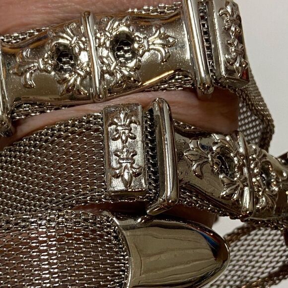 VTG, Silver Mesh Heavy Weight CC-14A Chic Silver Women\'s Belt main image 11